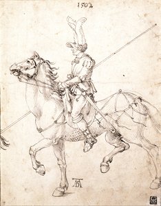 Lancer til hest af Albrecht Dürer