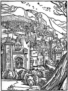 Landskab, 1498, 1936 af Albrecht Dürer