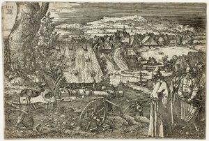 Landskab med kanon af Albrecht Dürer