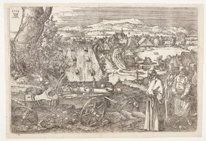 Landskab med kanon af Albrecht Dürer