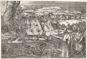 Landskab med kanonen, 1518. af Albrecht Dürer