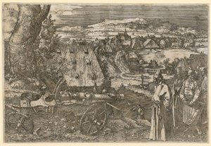 Landskab med kanon af Albrecht Dürer