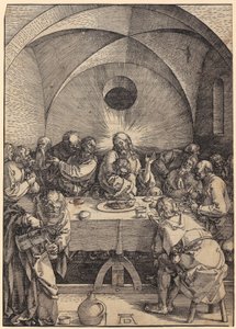 Det sidste nadver, ark 2 i serien »Den store passion« af Albrecht Dürer