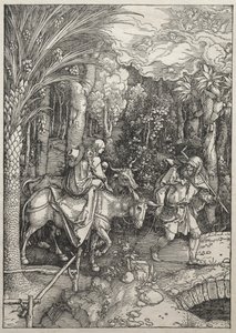 Jomfruens liv: Flugt til Egypten af Albrecht Dürer
