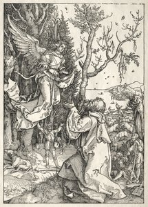 Jomfruens liv: Joachim og englen, ca. 1504. af Albrecht Dürer