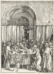 Jomfruens liv: Afvisning af Joachims offer af Albrecht Dürer