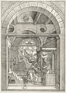 Jomfruens liv: Bebudelsen af Albrecht Dürer