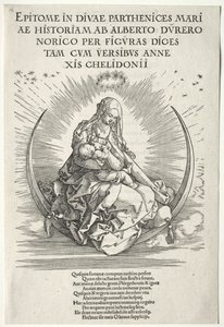 Jomfruens liv: Titelside af Albrecht Dürer