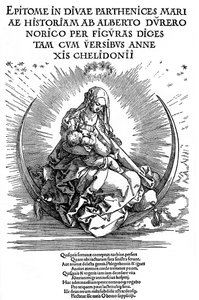 Madonna som ammende mor og guddommelig væsen, 1511, 1936 af Albrecht Dürer