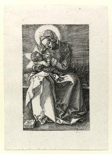 Madonna, der ammer barnet, 1519 af Albrecht Dürer