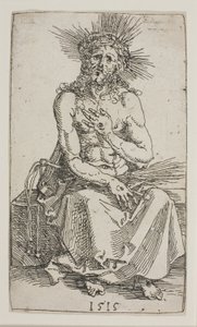 Sorgernes mand, siddende af Albrecht Dürer