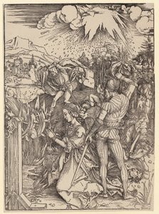 Den hellige Katharinas martyrium af Albrecht Dürer