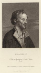 Melancthon - tysk reformator og samarbejdspartner med Martin Luther (1497 1560) af Albrecht Dürer