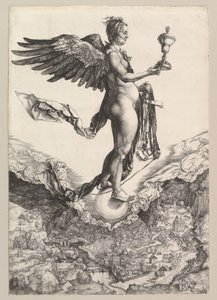 Nemesis The Great Fortune, 1501-2. af Albrecht Dürer