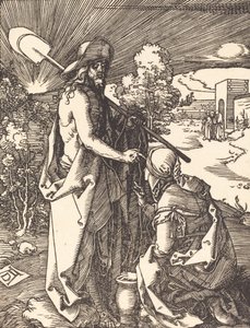 Noli Me Tangere, sandsynligvis ca. 15091510. af Albrecht Dürer