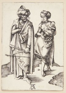 orientalsk familie af Albrecht Dürer