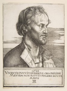 Philip Melanchthon, 1526. af Albrecht Dürer