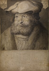 Portræt af Frederik III, Kurfyrste af Sachsen 1463-1525, ca. 1525 af Albrecht Dürer