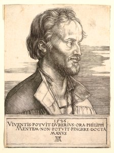Portræt af Philip Melanchthon af Albrecht Dürer