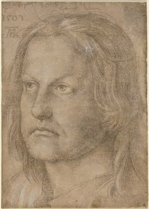 Portræt af en mand af Albrecht Dürer