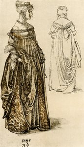 Posh venetiansk dame af Albrecht Dürer