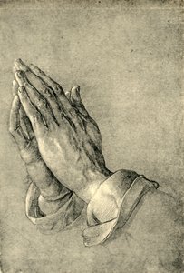 Bedende hænder, 1508, 1943. af Albrecht Dürer