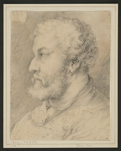 Profilportræt af Raymund Fugger? af Albrecht Dürer