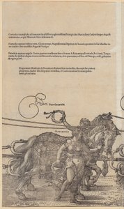 Providentia, blad 3 fra serien «Den store triumfvogn» af Albrecht Dürer