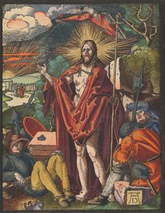 Resurrection, from the Small Woodcut Passion.n.d. dani af Albrecht Dürer