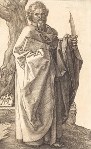 Sankt Bartolomæus, 1523. af Albrecht Dürer