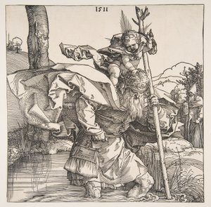Sankt Kristoffer af Albrecht Dürer