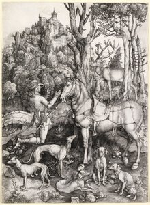 Sankt Eustace af Albrecht Dürer