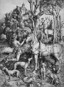 Sankt Eustachius af Albrecht Dürer