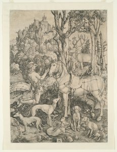 Sankt Eustachius af Albrecht Dürer