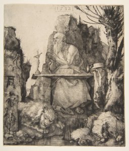 Sankt Hieronymus ved stynede pil af Albrecht Dürer