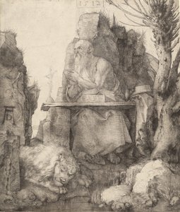 Sankt Hieronymus ved Pollard Willow, 1512. af Albrecht Dürer