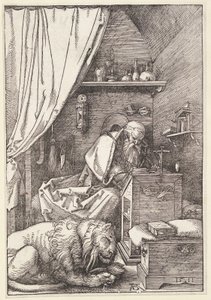 Sankt Hieronymus i sin celle af Albrecht Dürer