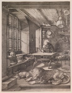 Den hellige Hieronymus i sit arbejdsværelse af Albrecht Dürer