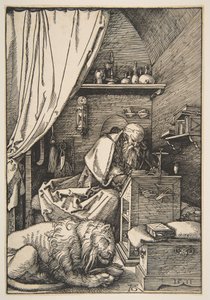 Den hellige Hieronymus i sit arbejdsværelse af Albrecht Dürer