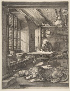 Sankt Hieronymus i sit arbejdsværelse af Albrecht Dürer