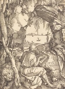 Sankt Hieronymus i en hule, 1512. af Albrecht Dürer