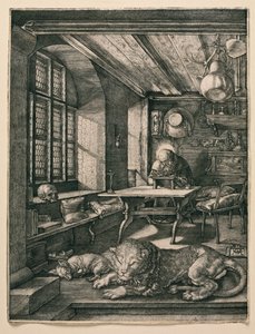Sankt Hieronymus i sin celle af Albrecht Dürer