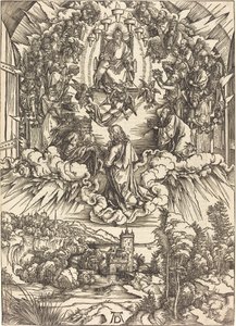 Sankt Johannes foran Gud og de ældste af Albrecht Dürer
