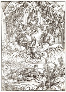 Sankt Johannes foran Gud og de ældste af Albrecht Dürer