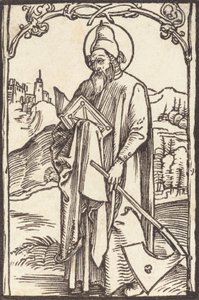 Sankt Matthias, ca. 1500. af Albrecht Dürer