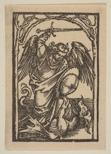 Sankt Michael.n.d. af Albrecht Dürer