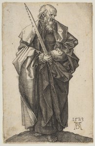 Sankt Simon, 1523. af Albrecht Dürer