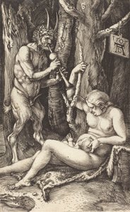 Satyrfamilien, 1505. af Albrecht Dürer
