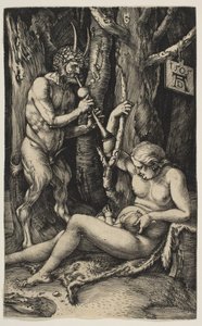 Satyrfamilien, 1505. af Albrecht Dürer