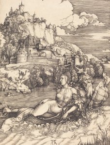 Sea Monster The Sea Wonder, ca. 1498. af Albrecht Dürer